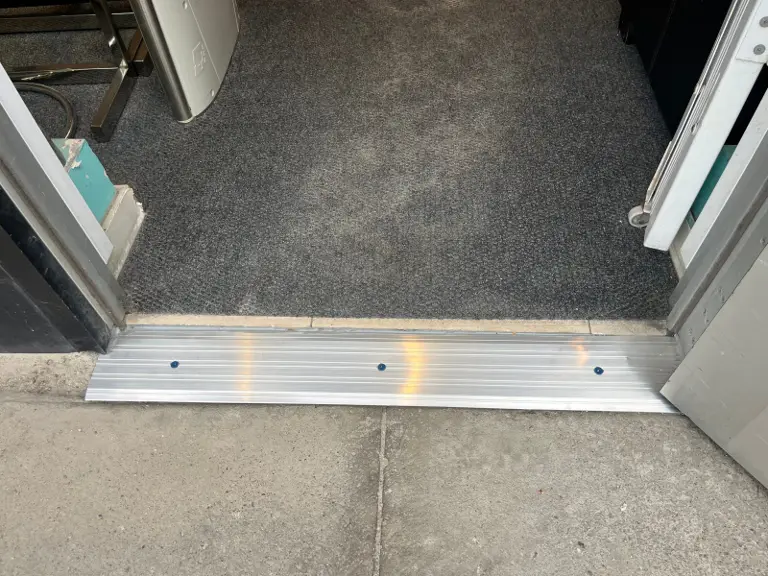 Commercial entrance threshold replacement Ottawa